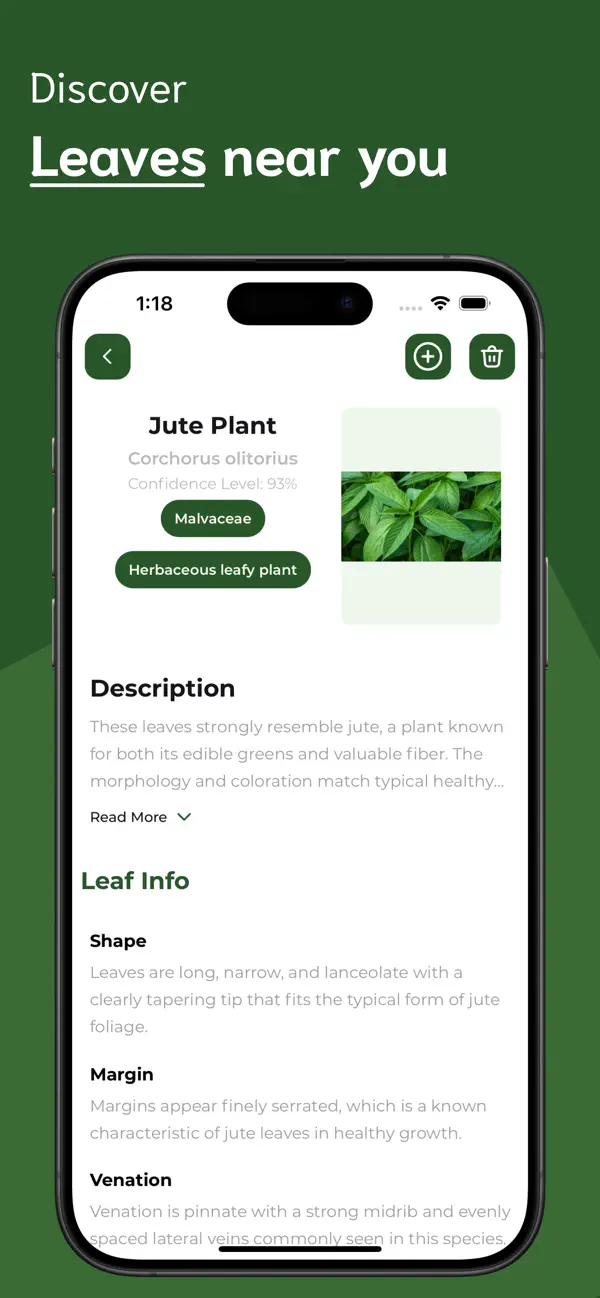 #3. Leaf Identifier - LI (iOS) Ved: Ankur Dhameliya