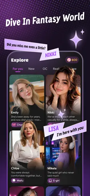 Dream Lovers - AI Waifu Chat screenshot 2