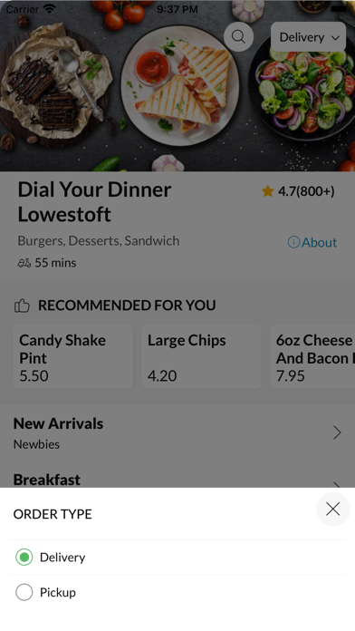 Dial Your Dinner Lowestoft Screenshot
