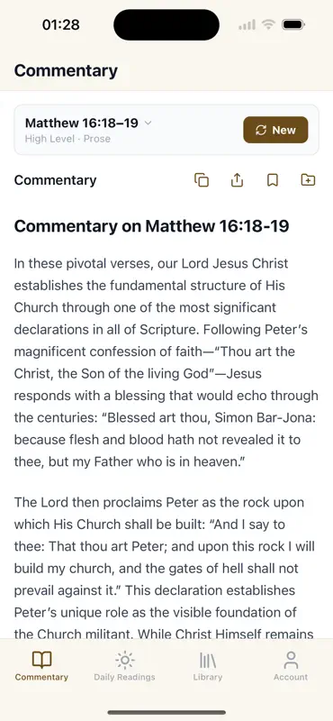 Sacred Bible Commentary screenshot 3 of 8