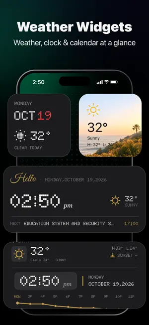 Neo Widgets: Minimal Home Lock screenshot 2