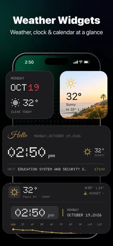 Neo Widget: Football & Weather screenshot 2 of 10