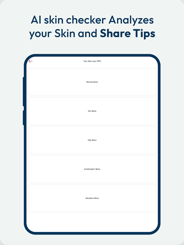 AI skin care scanner