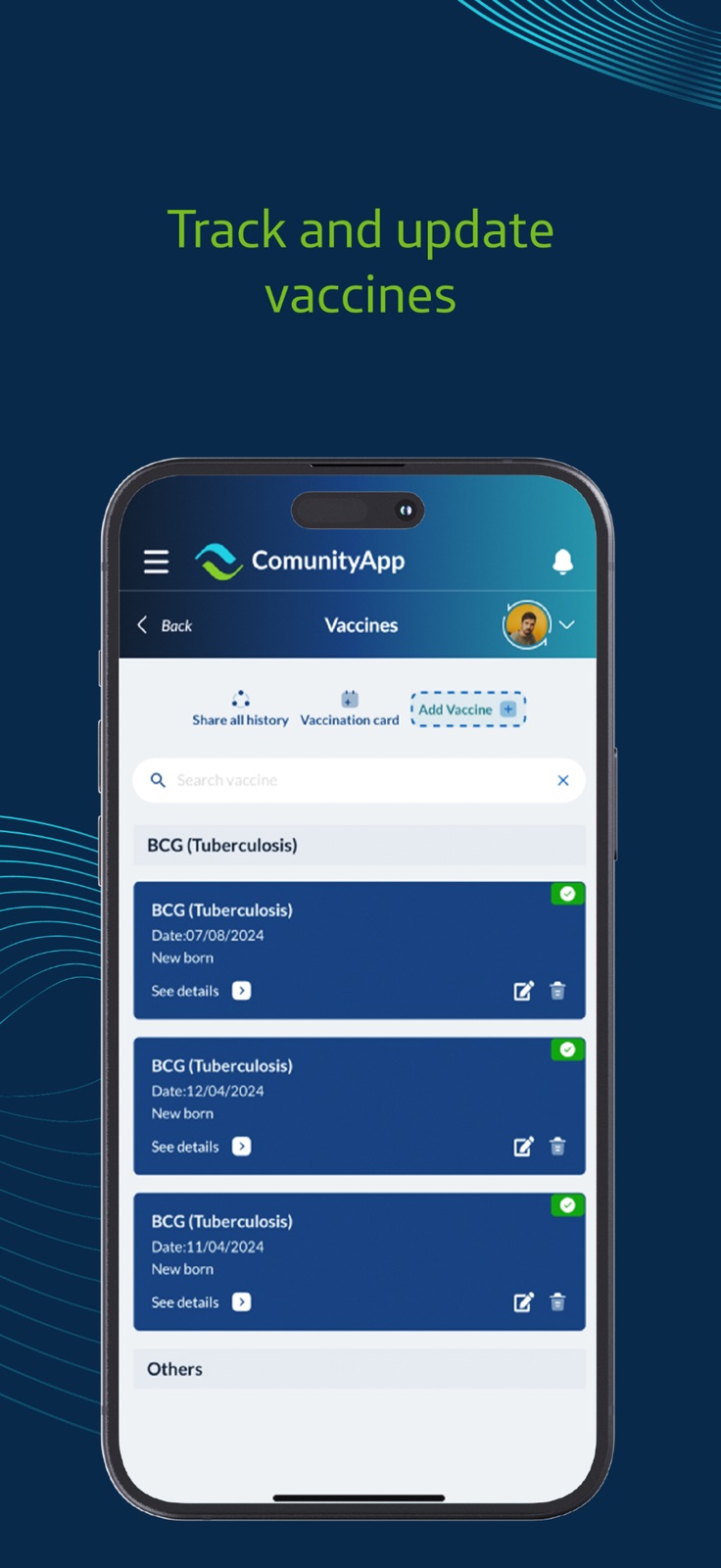 ComunityApp iphone screenshot 4
