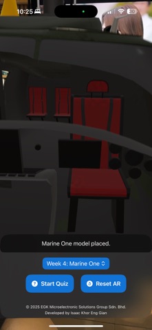 EGK USPresident AR screenshot