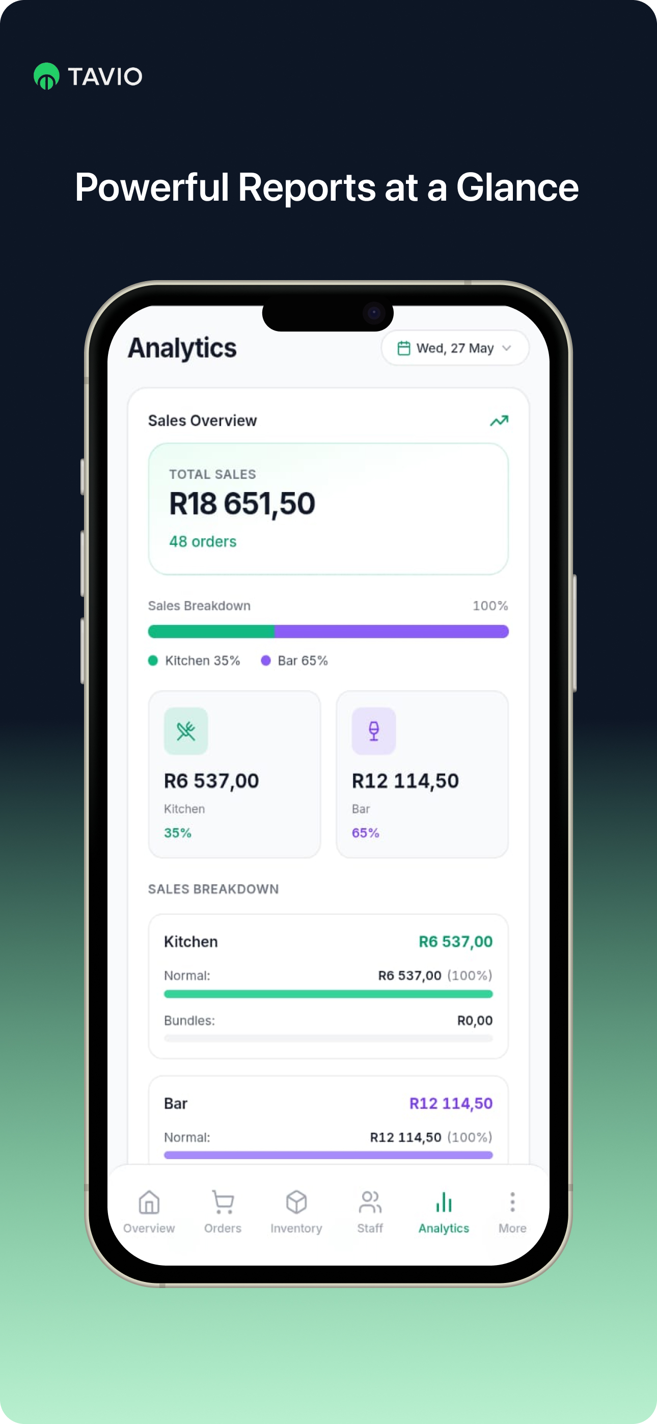 Tavio POS screenshot 4
