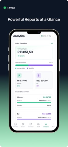 Tavio POS screenshot
