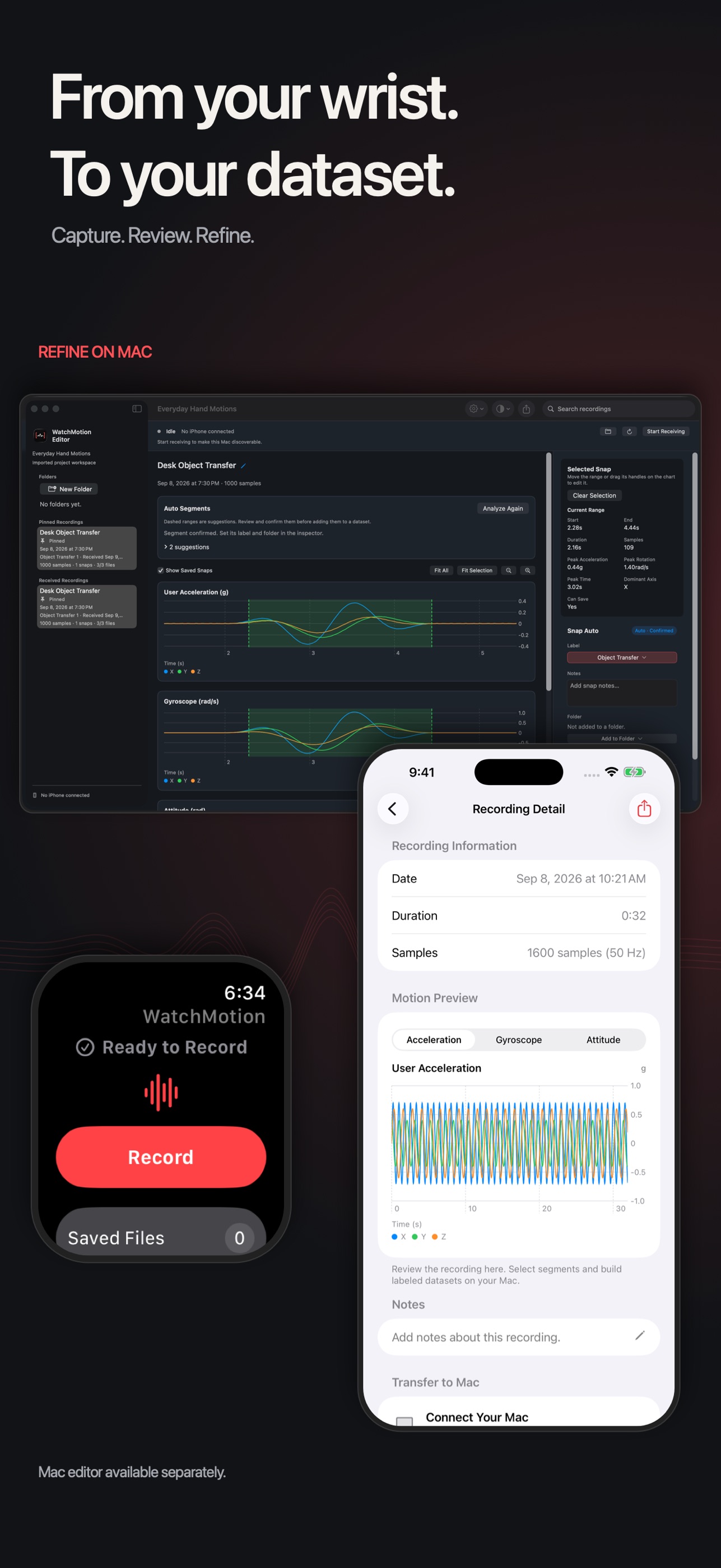 Screenshot 6 of WatchMotion Editor