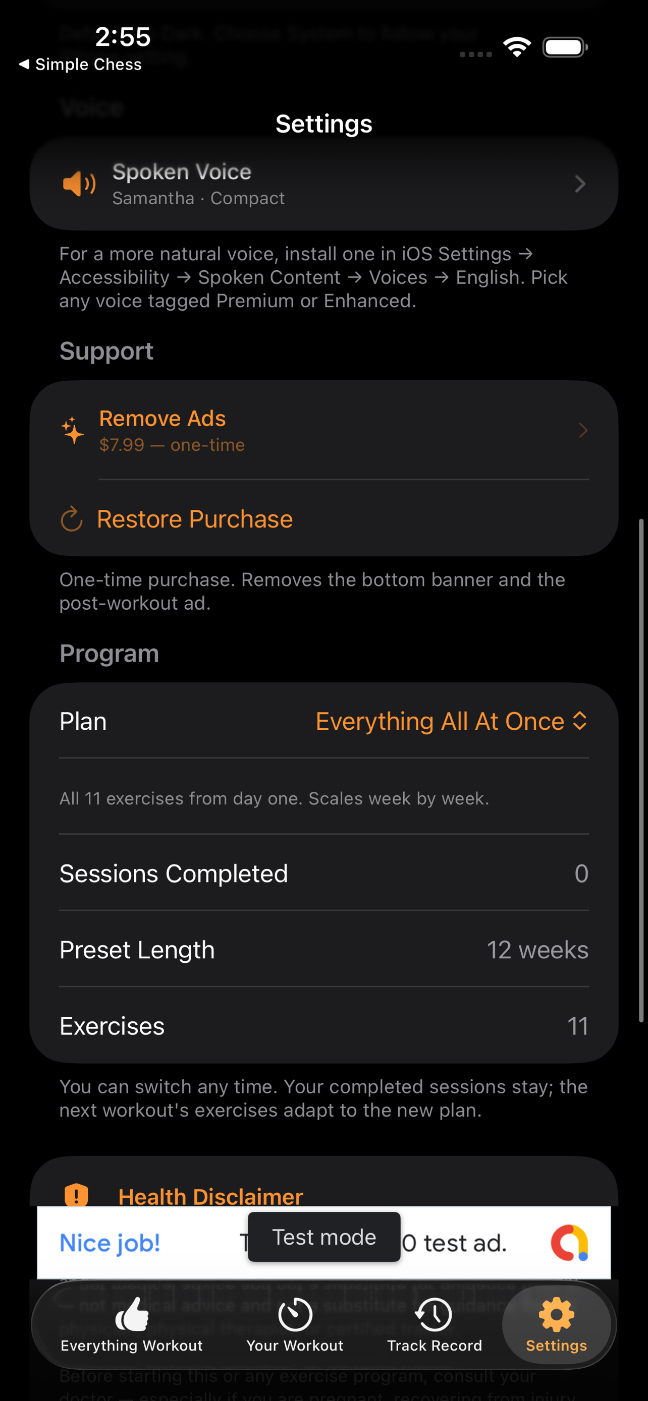 Everything Workout screenshot 9