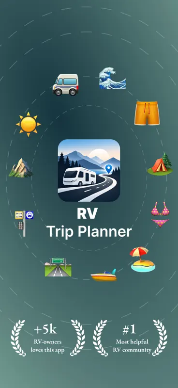 RV Trip Planner Camping Route screenshot 1 of 6