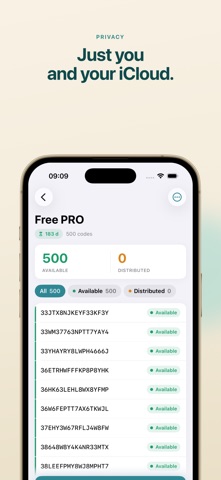 Redeemly: Offer Code Manager iPhone screenshot