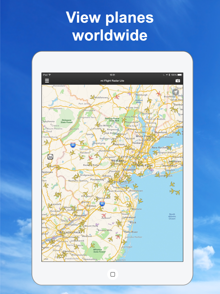 #2. Flight Radar, Plane Tracker 24 (iOS) Podle: Flight Tracker Apps Studio