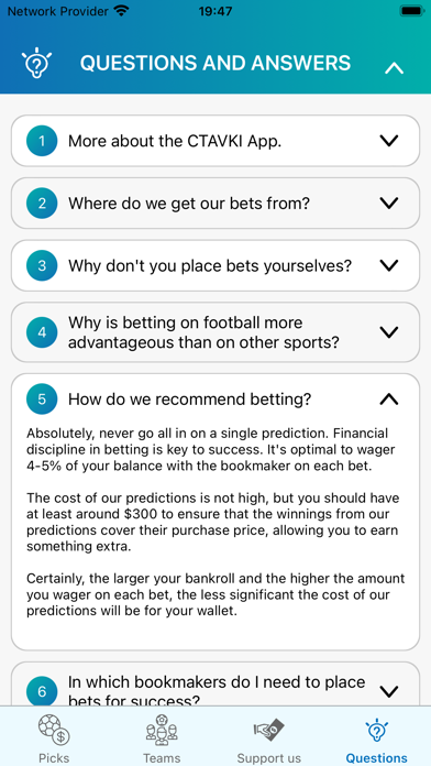 Ctavki - football predictions! Screenshot