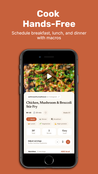 YumiShare: Recipe Organizer iPhone screenshot