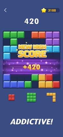 Happy Blast - Block Frenzy iPhone screenshot