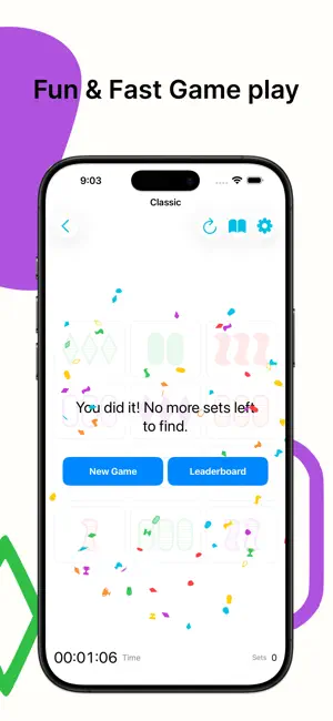 Set Game – Classic Card Puzzle screenshot 3