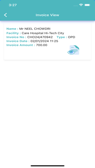 Care Hospitals Patient App Screenshot