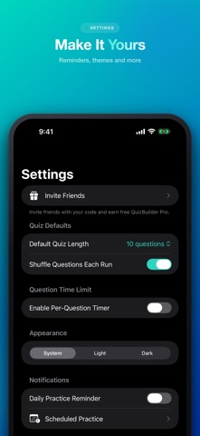 QuizBuilder - Custom Quiz Make Screenshot 4 of 7