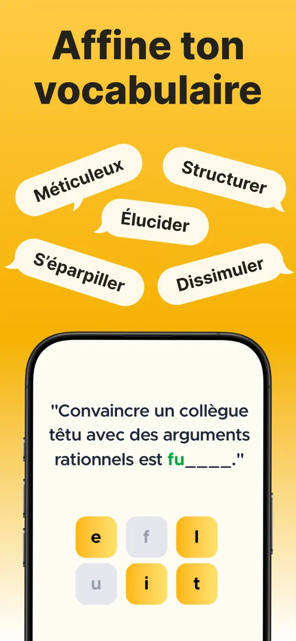 Screenshot #2 pour Eloqa: Eloquence & Vocabulaire