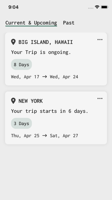 Roamer - Plan & Pack Screenshot