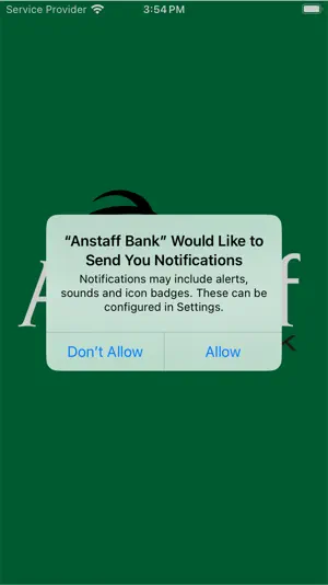 Anstaff Mobile Banking screenshot 1