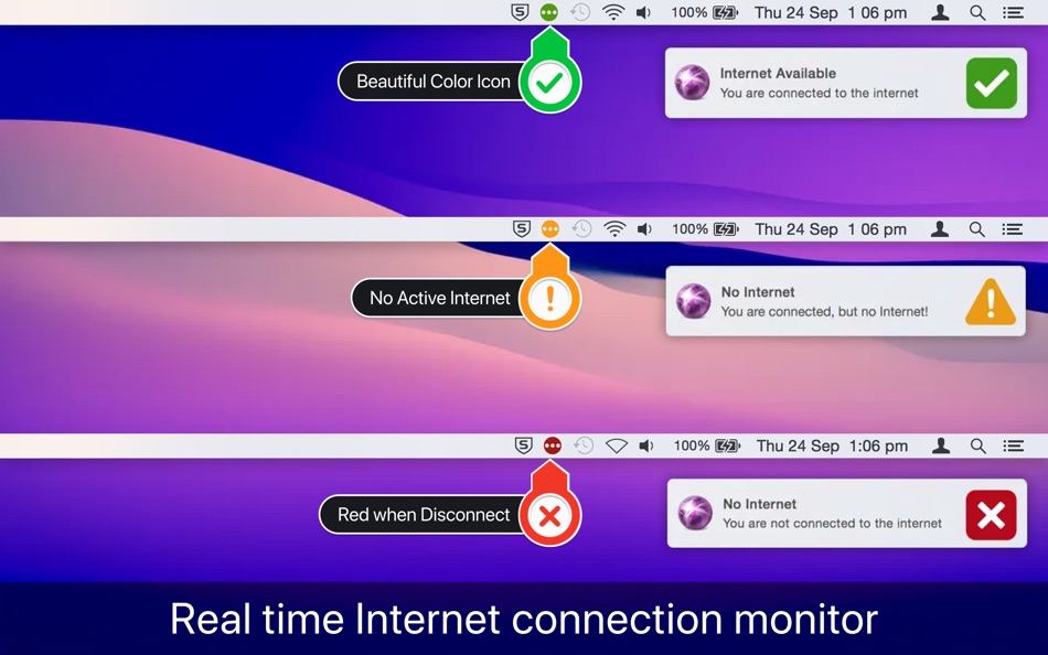 #1. Internet Status: iON (macOS) 게시자: AppYogi Software