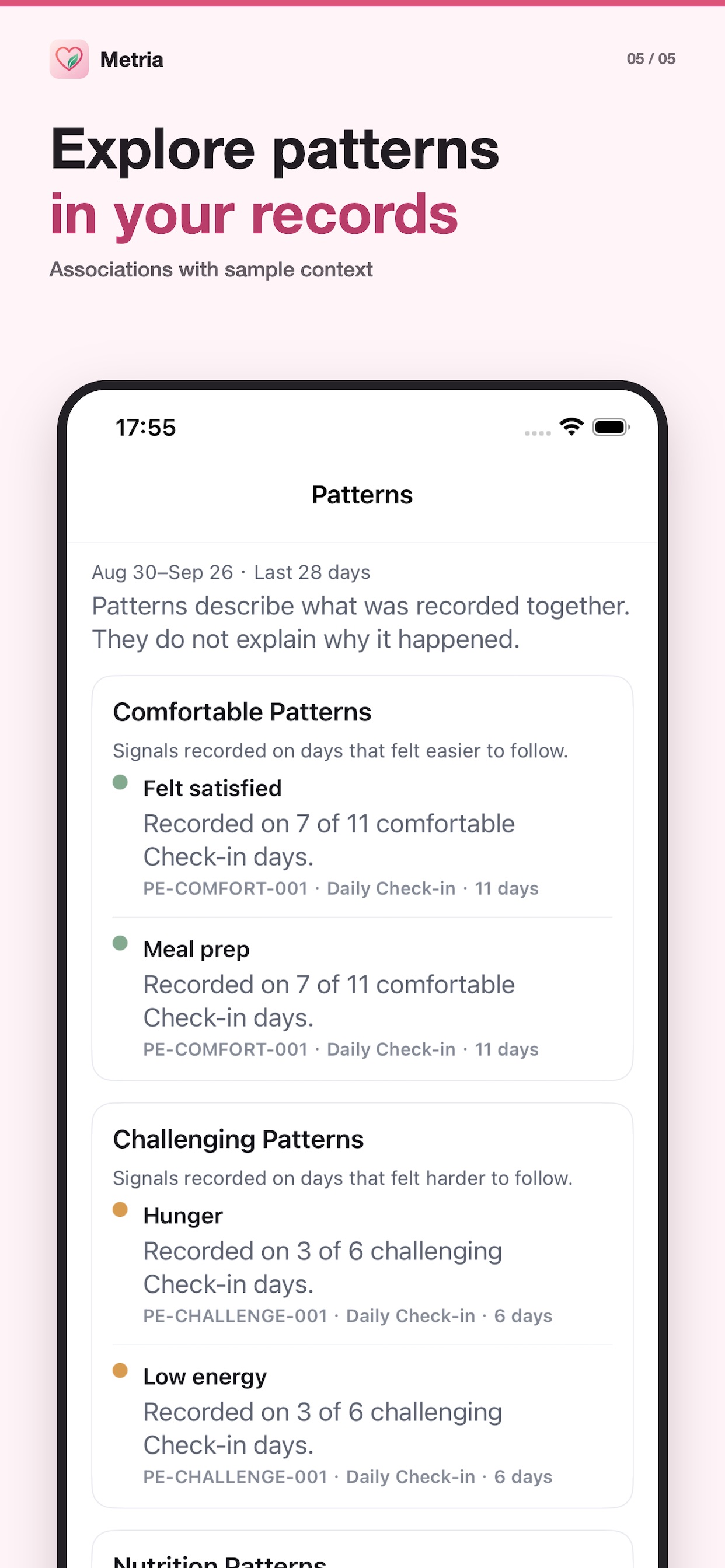 Screenshot 4 of Metria: Nutrition Insights