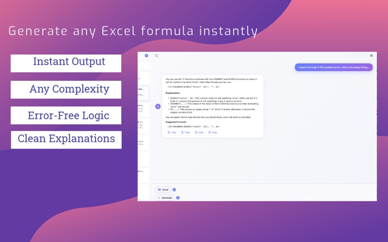 Formula Helper AI screenshot