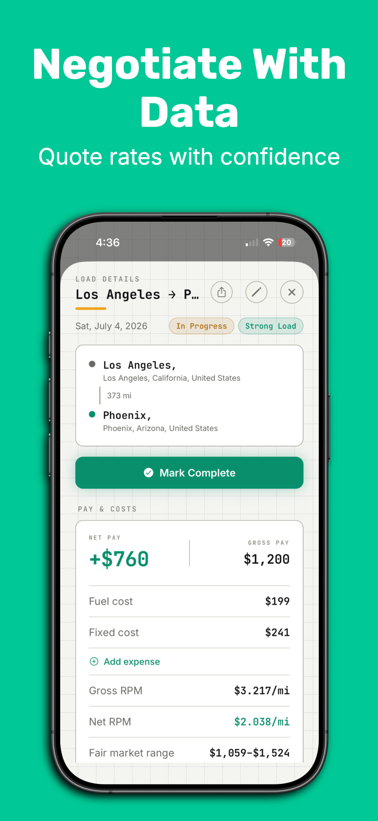 TruckerNet: Driver Finance screenshot 6