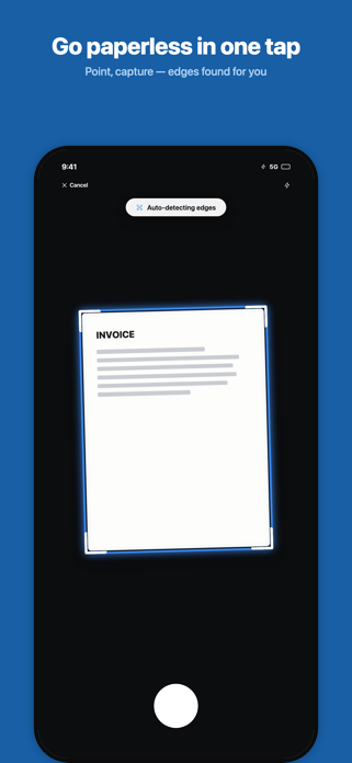 PDF Scanner: Scan Sign OCR Screenshot 1 of 6