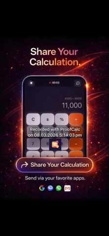 ProofCalc screenshot