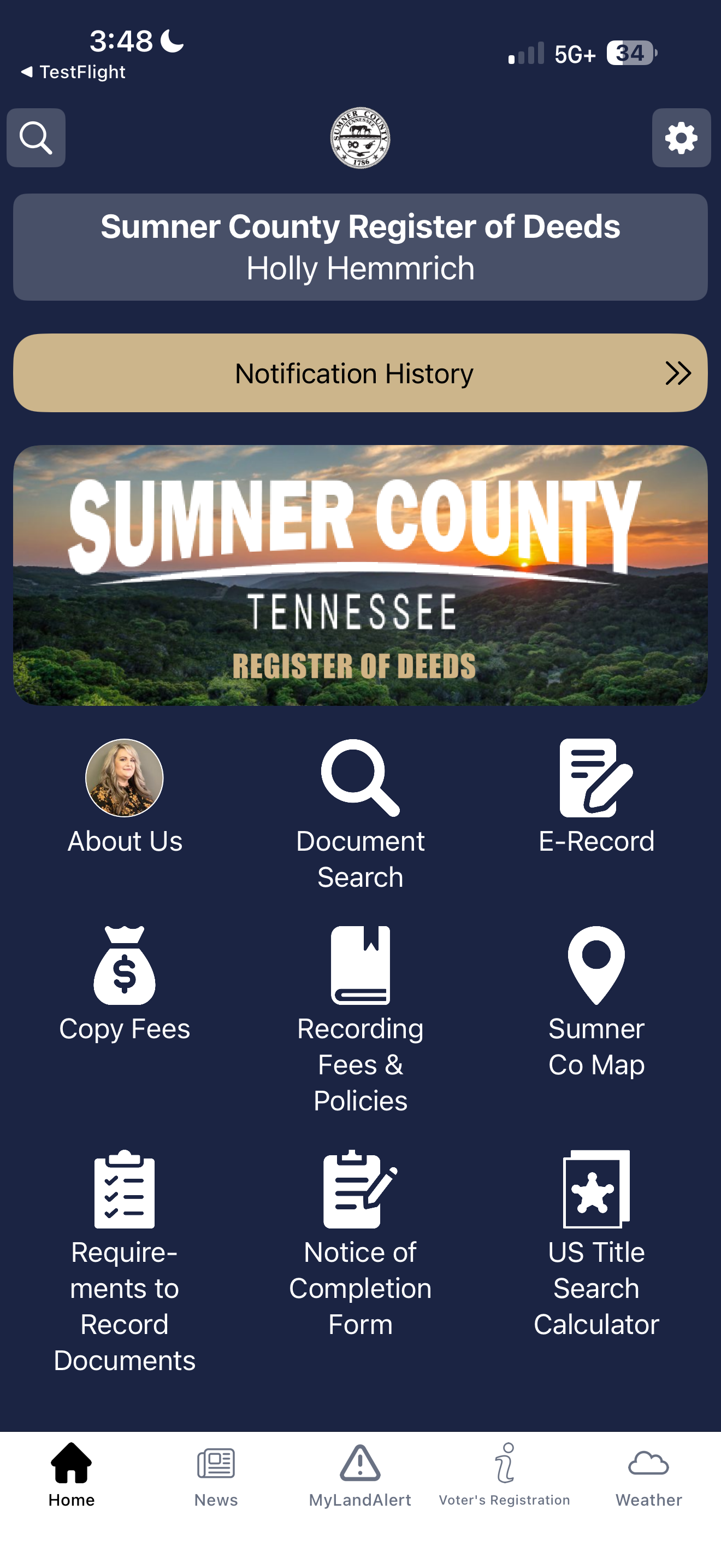Sumner Co Register of Deeds