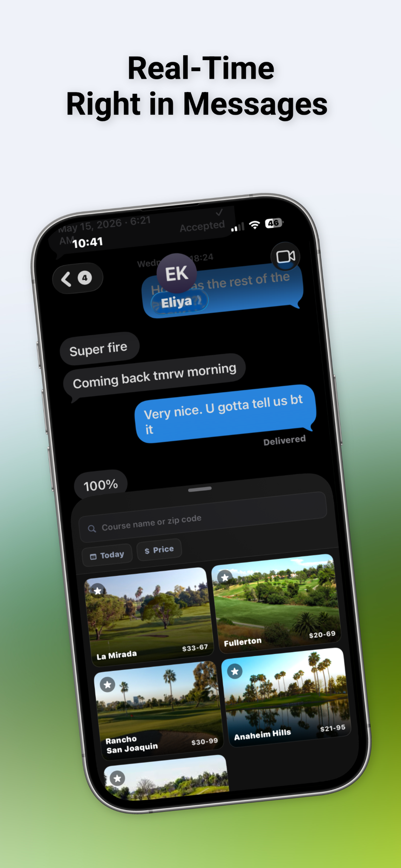 TeeSync Golf screenshot 2