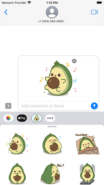 Avocado Stickers - WAStickers