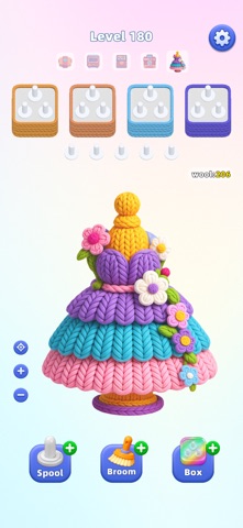 Wool Puzzle: Yarn Sort Unravel iPhone screenshot
