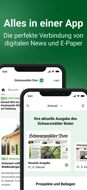 Schwarzwälder Bote iPhone screenshot 1