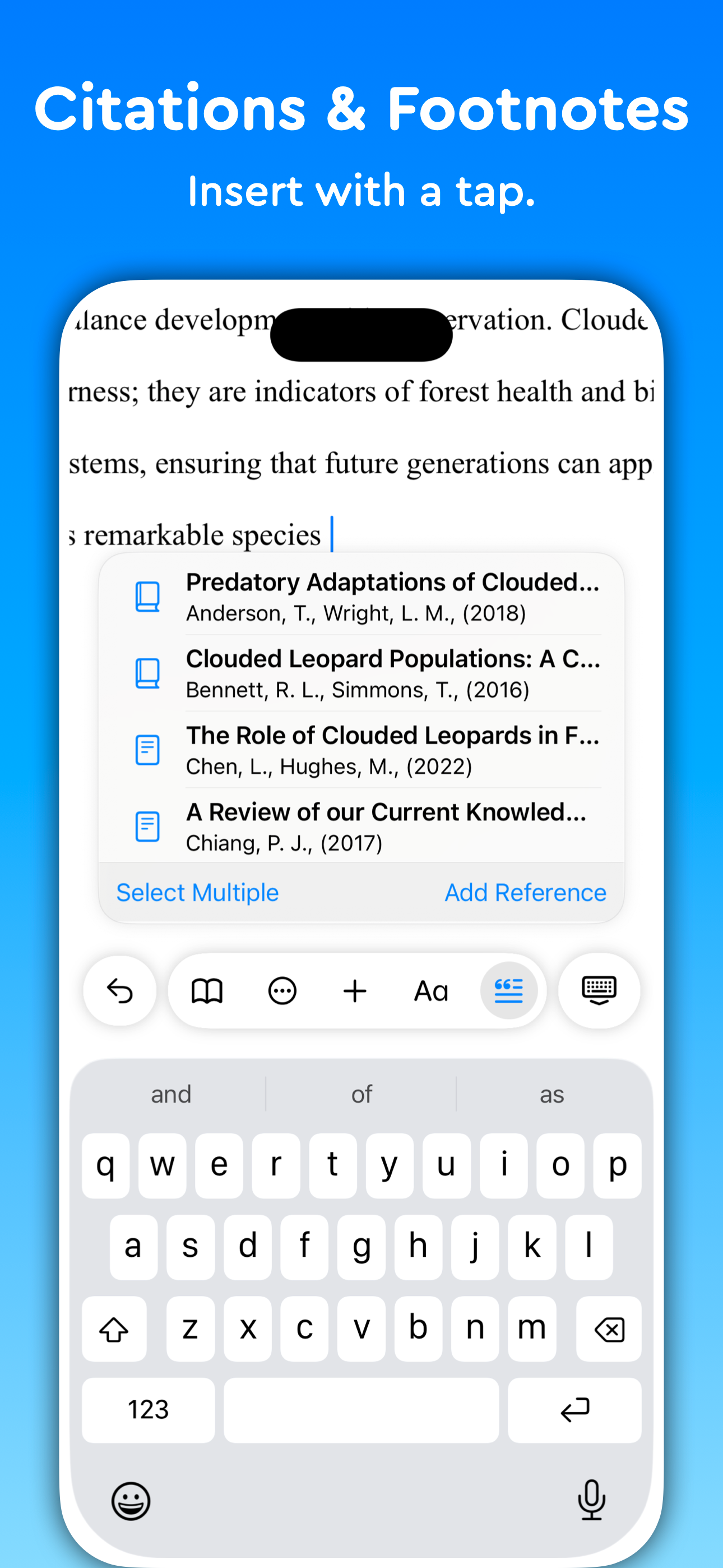 Essayist: Academic Writing App