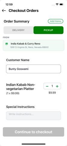India Kabab And Curry Reno screenshot