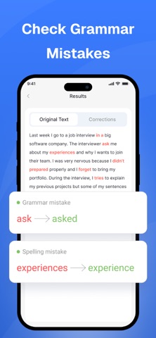 AI Grammar Check: Corrector iPhone screenshot