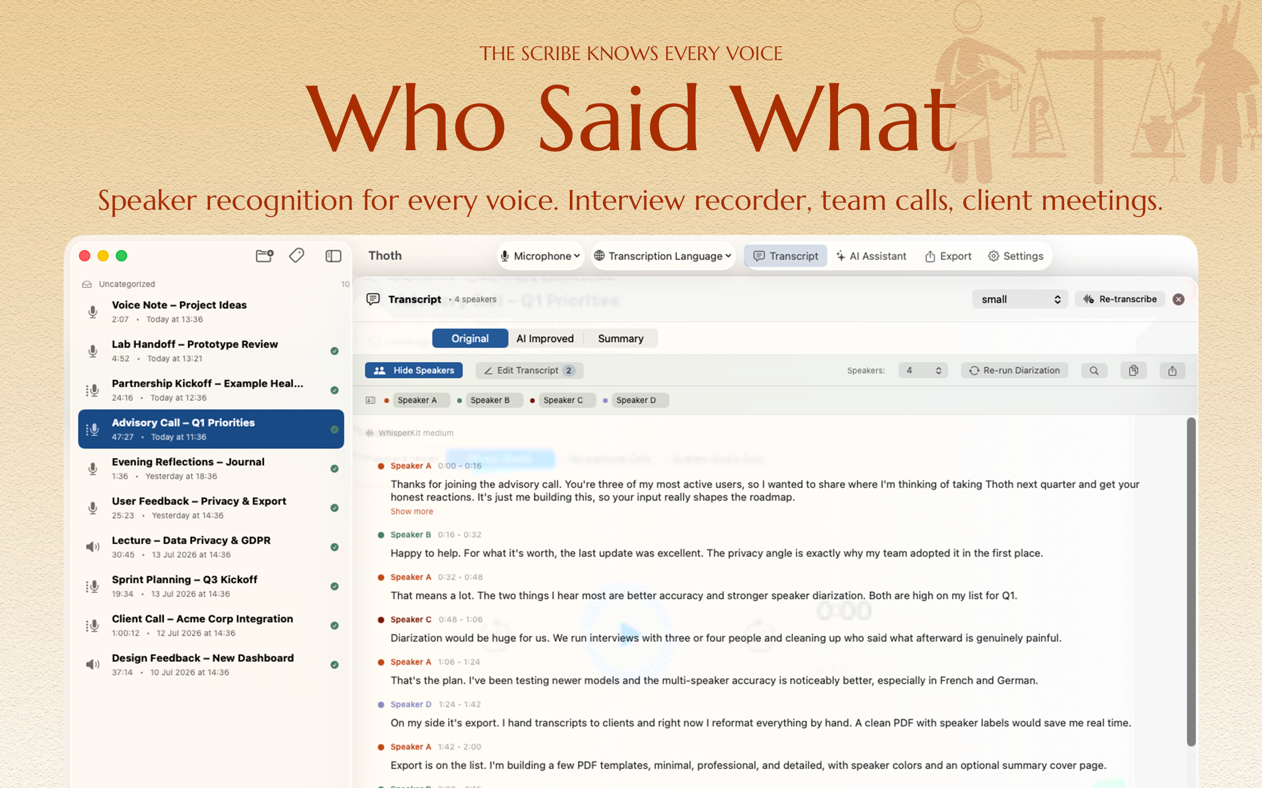 Thoth - Your Private AI Scribe screenshot 26