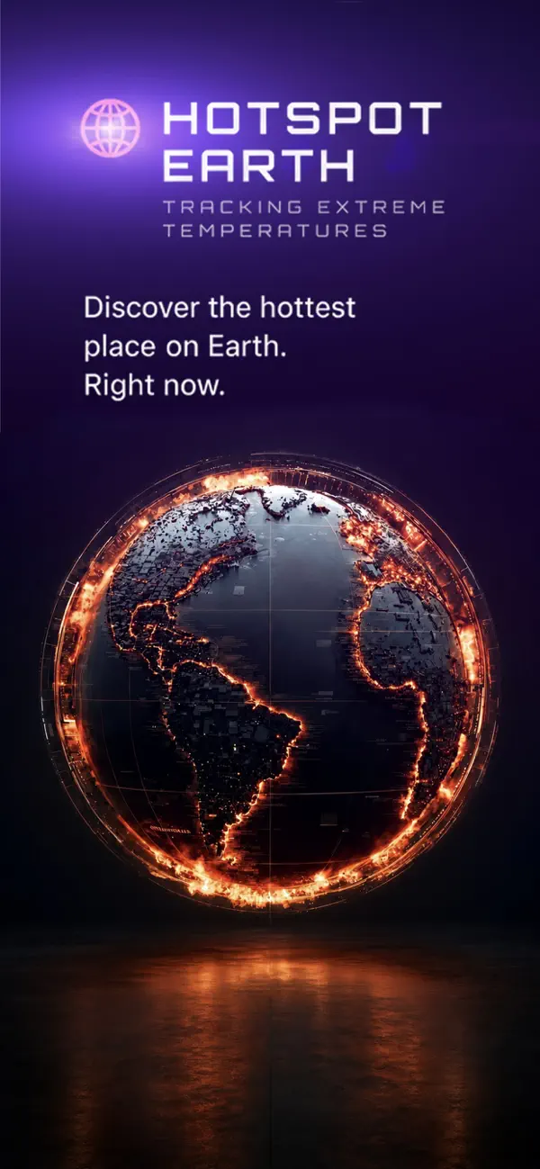 Screenshot #1 pour Hotspot Earth - Realtime Data