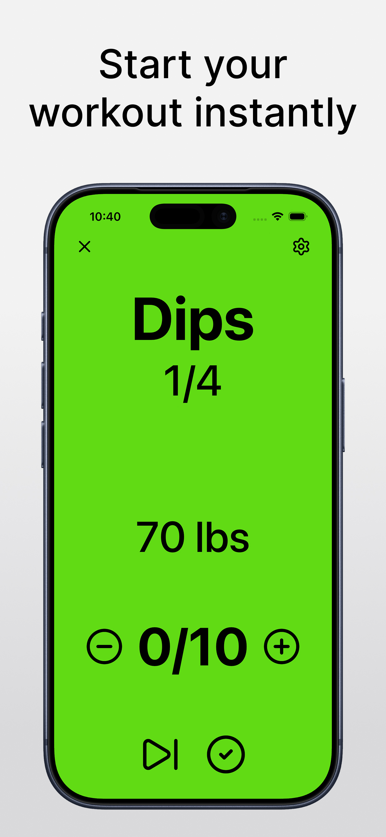 Jofit : Workout Tracker & Log screenshot 4