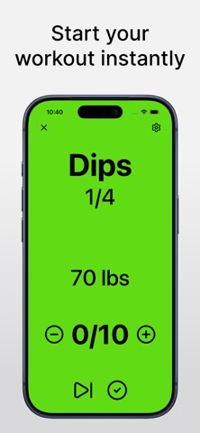 Jofit : Workout Tracker & Log Screenshot 4 of 4