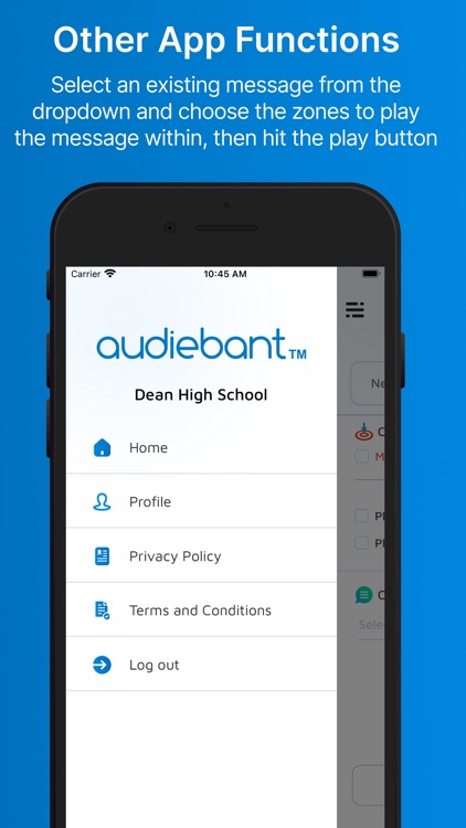Audiebant Urgent Announcements screenshot-4