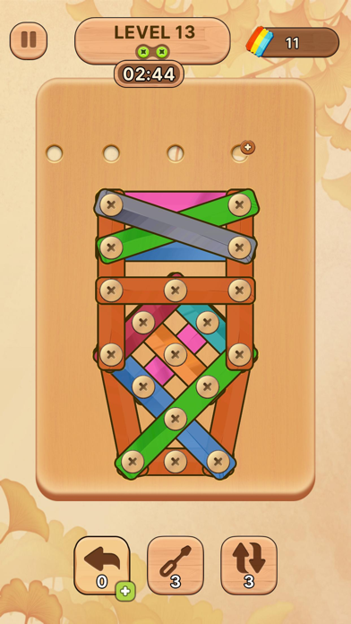Wood Nuts & Bolts – Pin Puzzle Screenshot