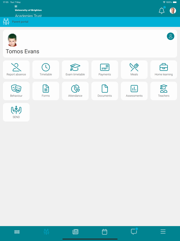 Brighton Academies Trust iPad screenshot