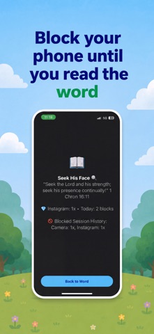 Bible Streak: Quiet Time Focus iPhone screenshot