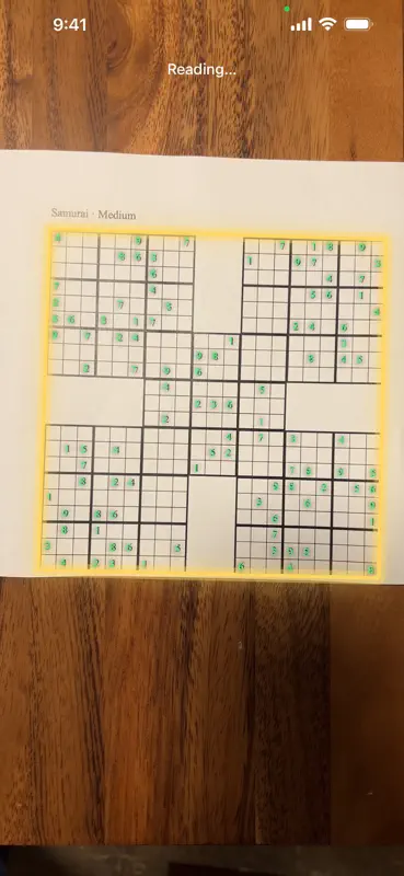 Sudoku Solver: Camera Scan screenshot 1 of 4