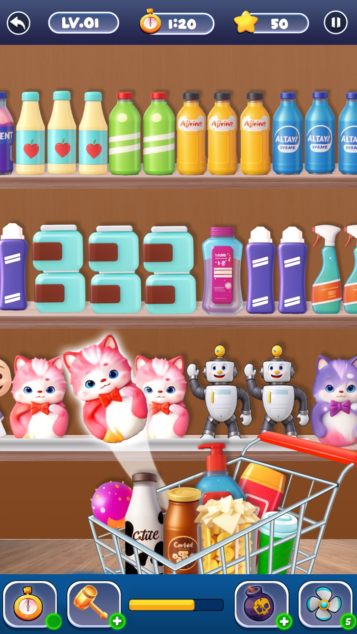 물건 정렬 - 트리플 매치 3D