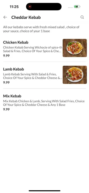 Cheddar kebab screenshot 3